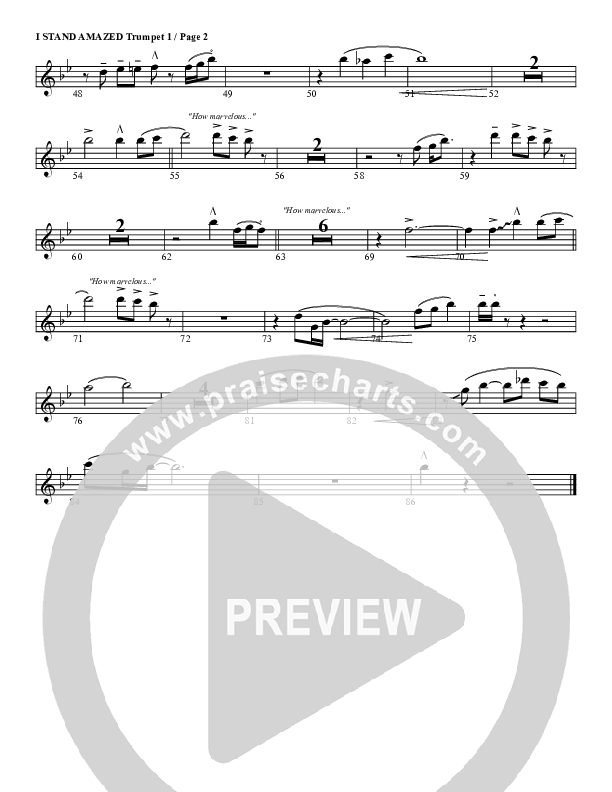 I Stand Amazed Trumpet 1 (G3 Worship)