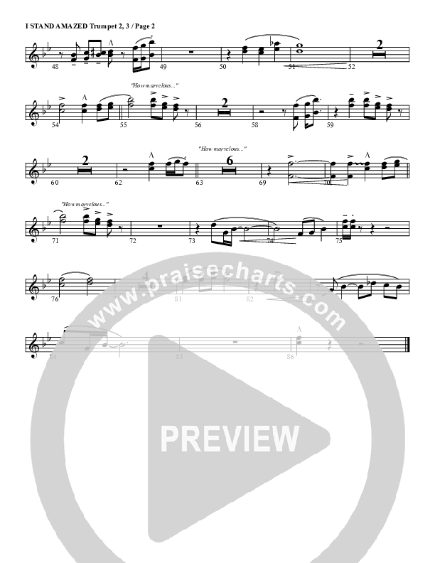I Stand Amazed Trumpet 2/3 (G3 Worship)