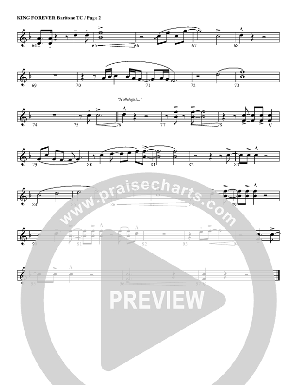 King Forever Baritone TC (G3 Worship)