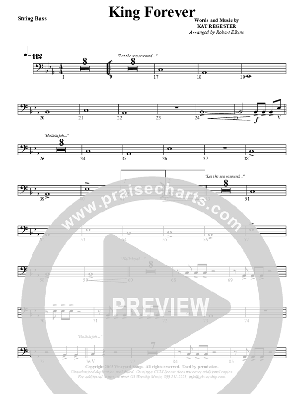King Forever Double Bass (G3 Worship)