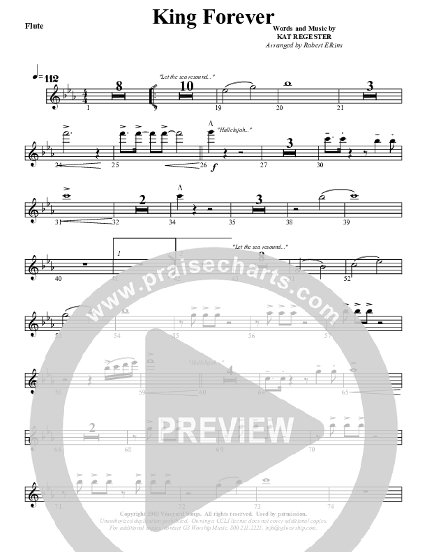 King Forever Flute (G3 Worship)