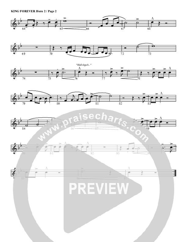 King Forever French Horn 2 (G3 Worship)