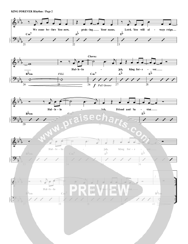 King Forever Rhythm/Vocal (G3 Worship)