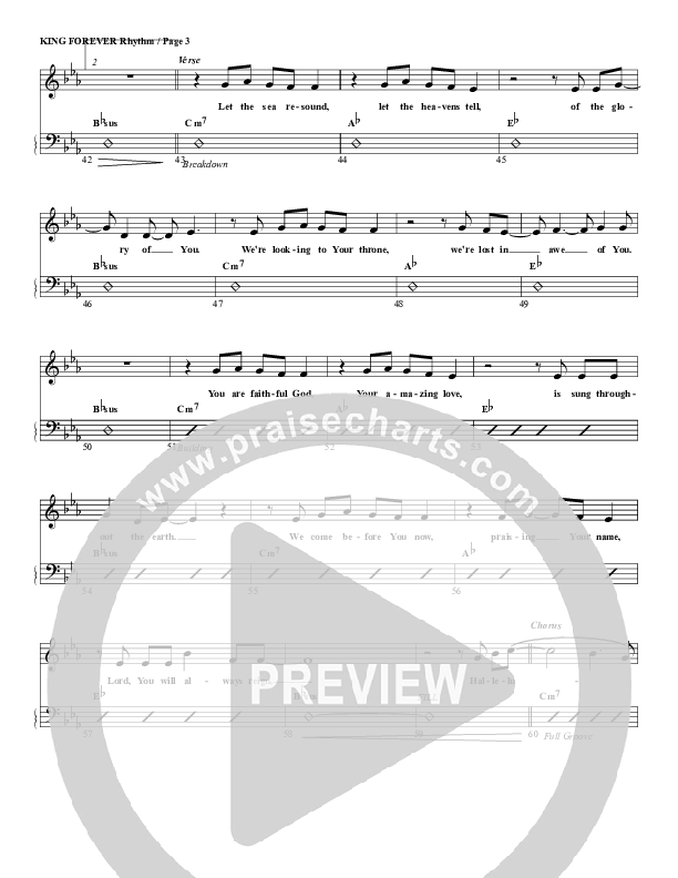 King Forever Rhythm/Vocal (G3 Worship)