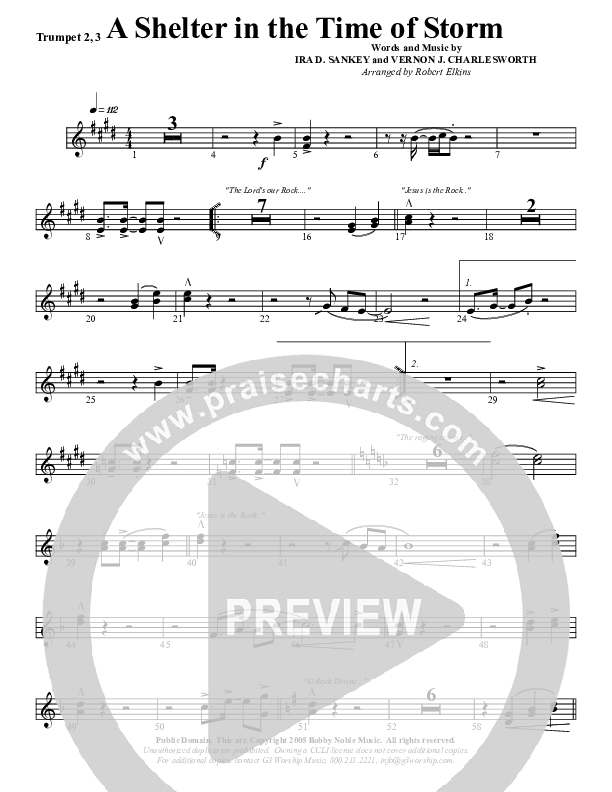 Shelter In The Time Of Storm Trumpet 2/3 (G3 Worship)