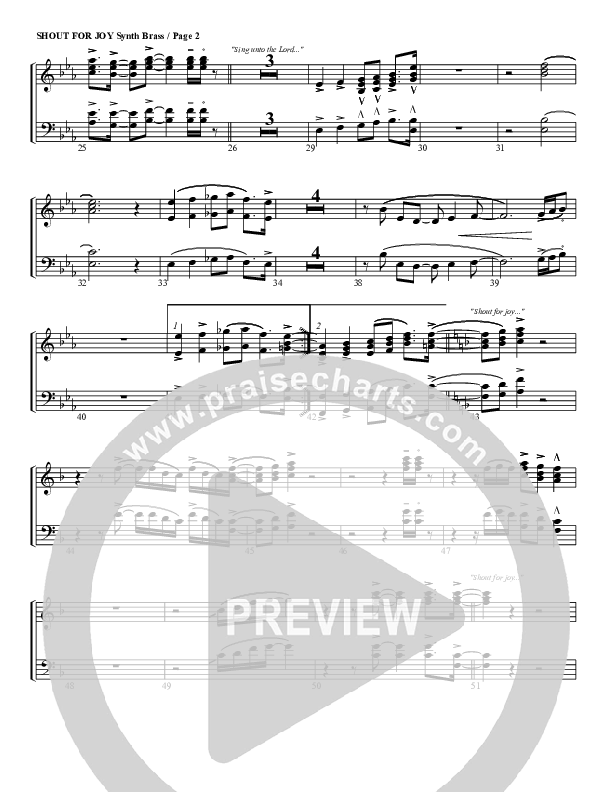 Shout For Joy Synth Strings (G3 Worship)