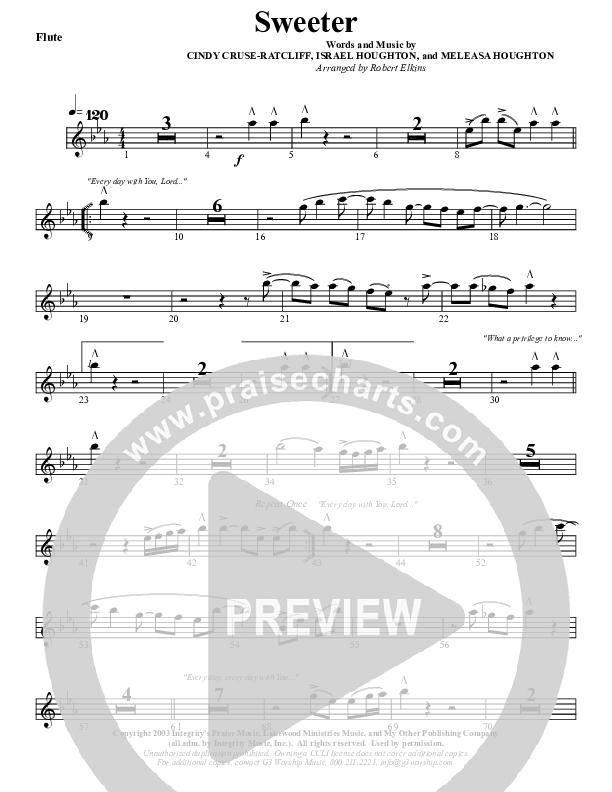 Sweeter Flute (G3 Worship)