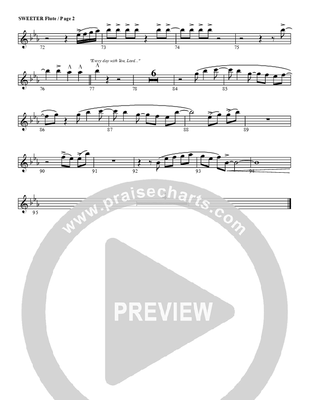 Sweeter Flute (G3 Worship)