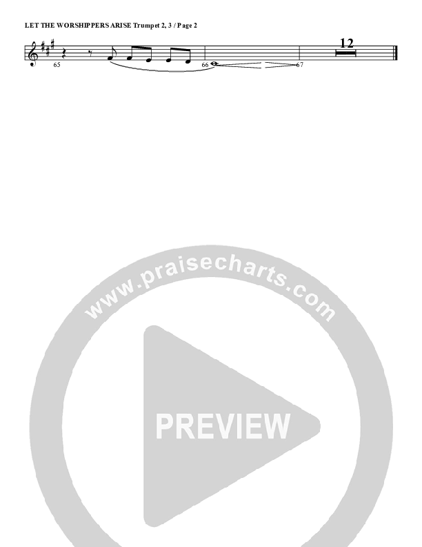 Let The Worshippers Arise Trumpet 2/3 (G3 Worship)
