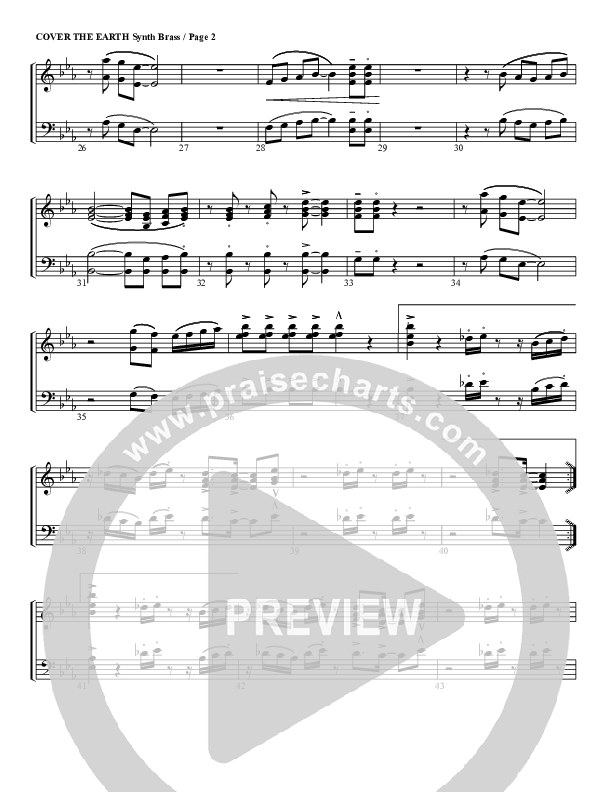 Cover The Earth Synth Brass (G3 Worship)