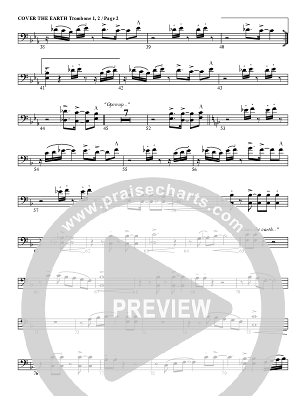Cover The Earth Trombone 1/2 (G3 Worship)