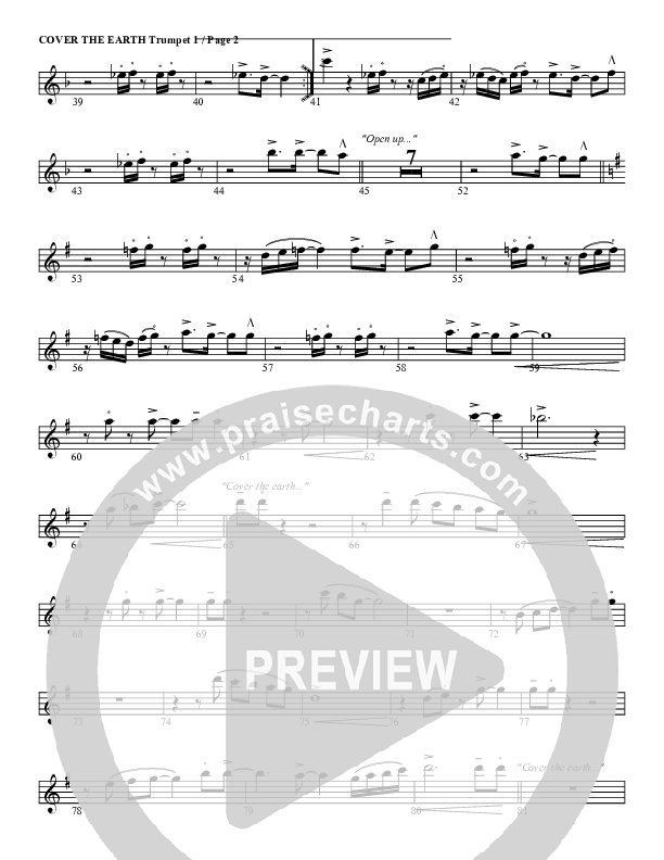 Cover The Earth Trumpet 1 (G3 Worship)