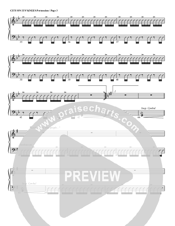City On Its Knees Percussion (G3 Worship)