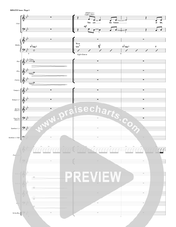 Rescue Conductor's Score (G3 Worship)