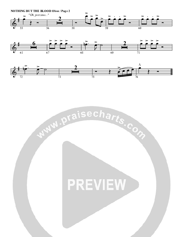 Nothing But The Blood Oboe (G3 Worship)