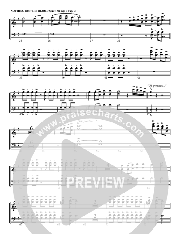 Nothing But The Blood Synth Strings (G3 Worship)