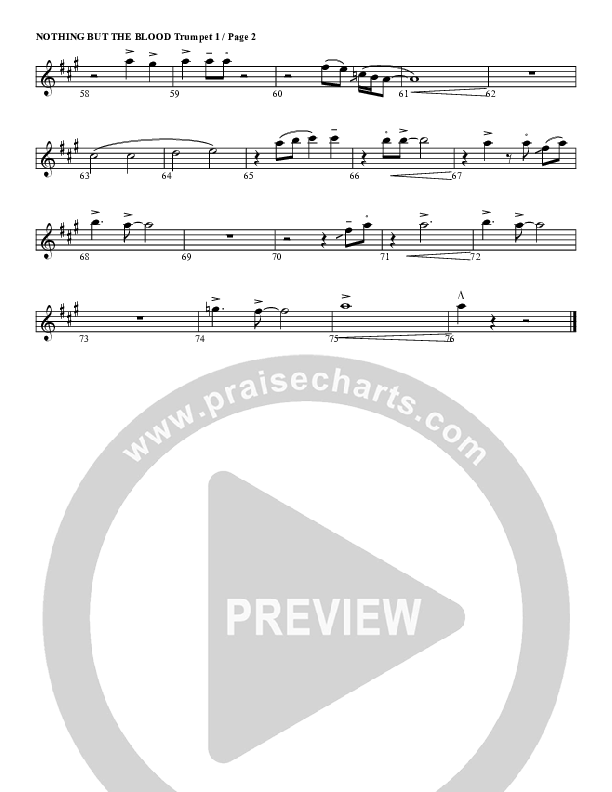 Nothing But The Blood Trumpet 1 (G3 Worship)