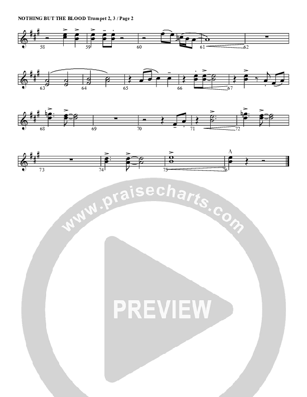 Nothing But The Blood Trumpet 2/3 (G3 Worship)