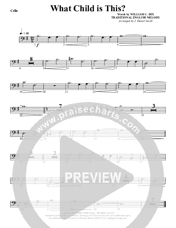 What Child Is This Cello (G3 Worship)