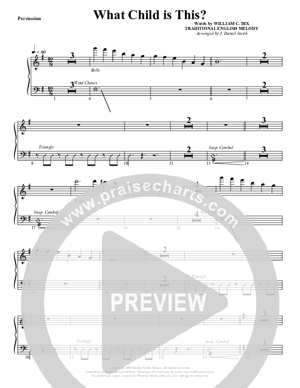 What Child Is This Percussion (G3 Worship)