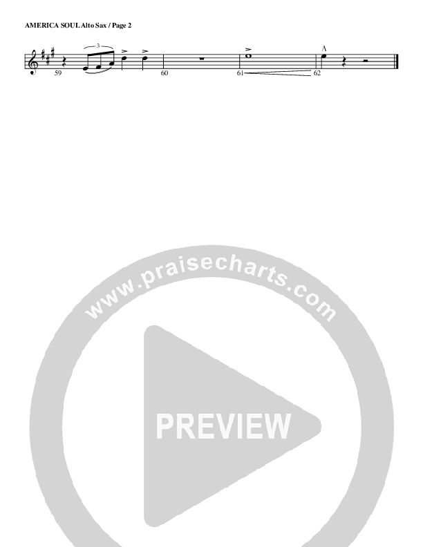 America The Beautiful Alto Sax (G3 Worship)