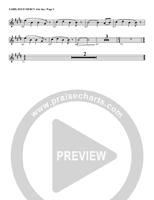 Lord Have Mercy Alto Sax (G3 Worship)