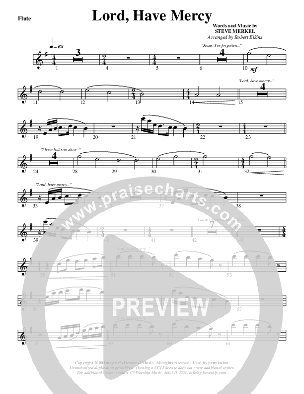 Lord Have Mercy Flute (G3 Worship)