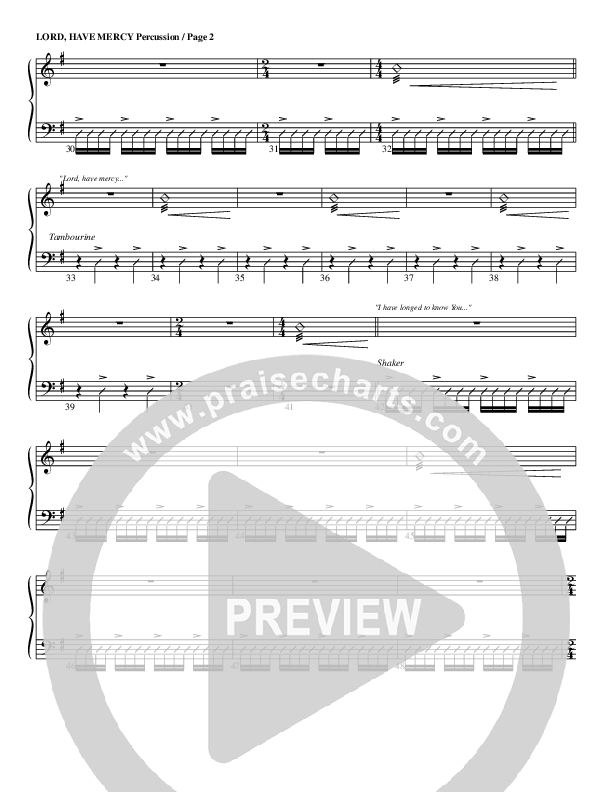 Lord Have Mercy Percussion (G3 Worship)