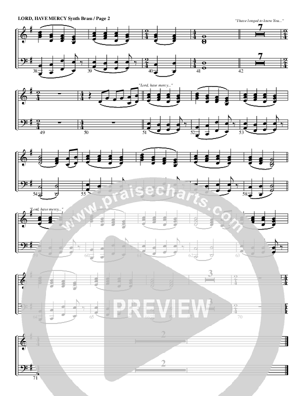 Lord Have Mercy Synth Brass (G3 Worship)