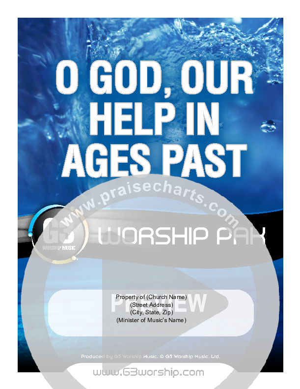 O God Our Help In Ages Past Cover Sheet (G3 Worship)