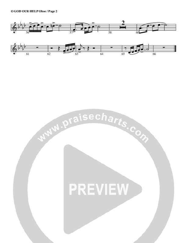 O God Our Help In Ages Past Oboe (G3 Worship)