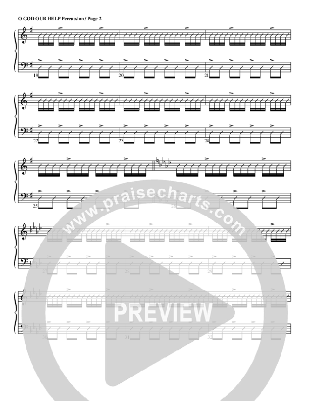 O God Our Help In Ages Past Piano Sheet (G3 Worship)