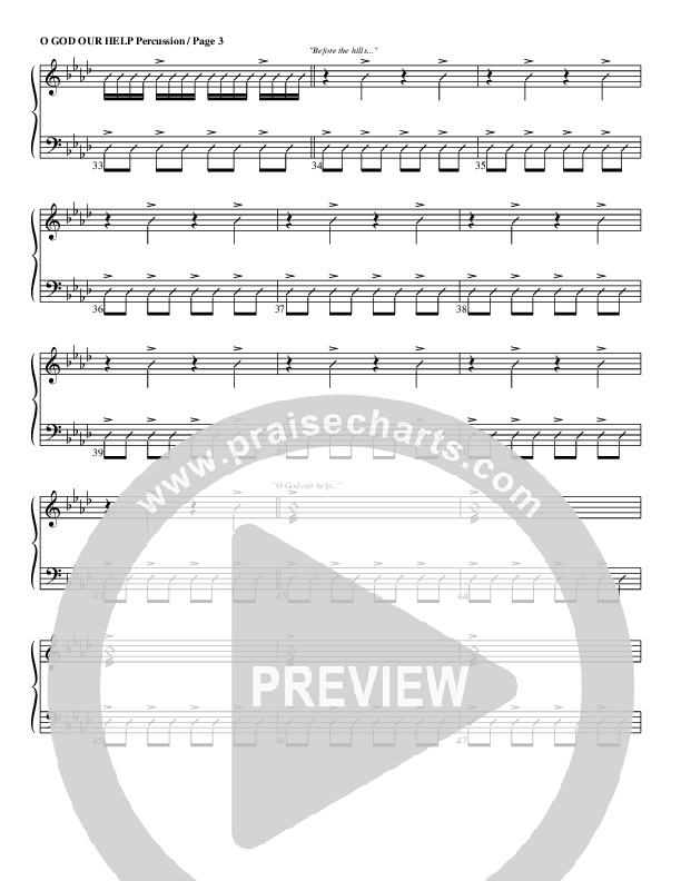 O God Our Help In Ages Past Piano Sheet (G3 Worship)