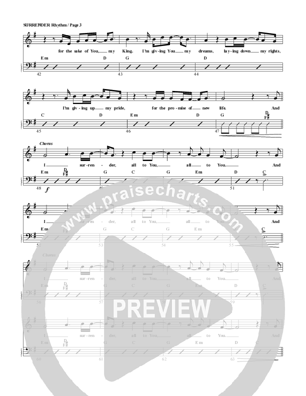 Surrender Rhythm/Vocal (G3 Worship)