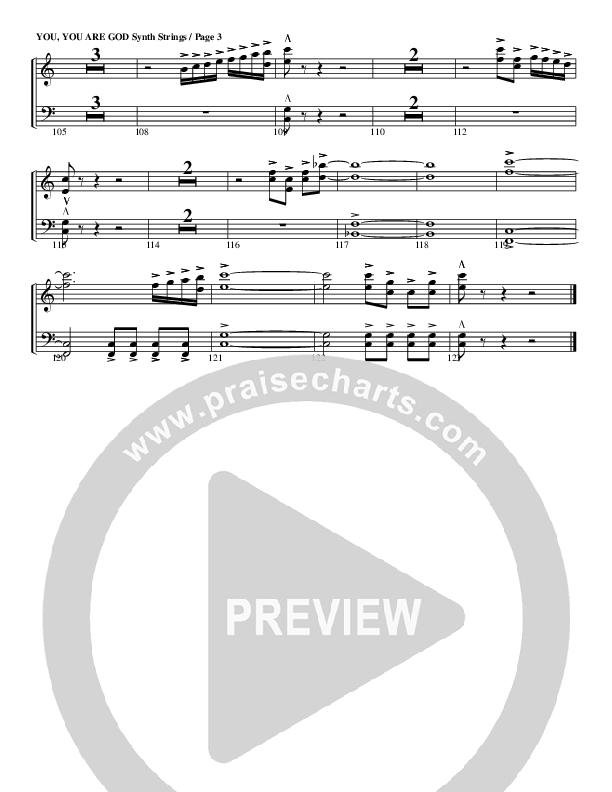 You You Are God Synth Strings (G3 Worship)