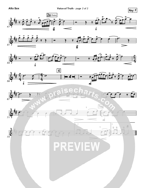 Voice of Truth Alto Sax (Casting Crowns)