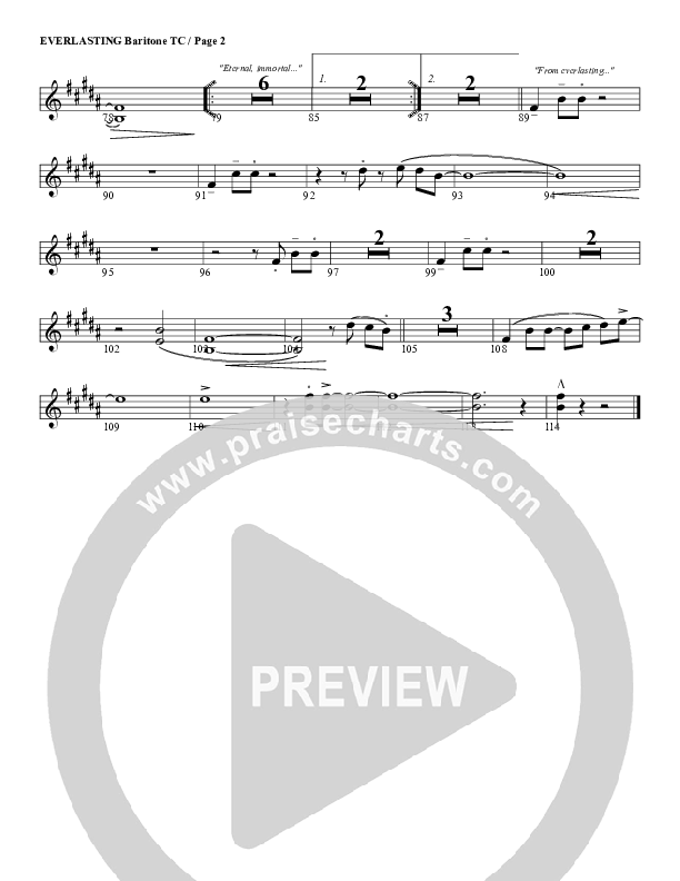 Everlasting Baritone TC (G3 Worship)