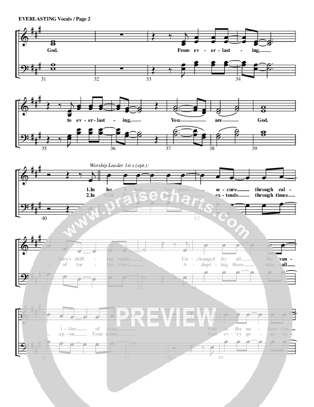 Everlasting Choir Vocals (SATB) (G3 Worship)