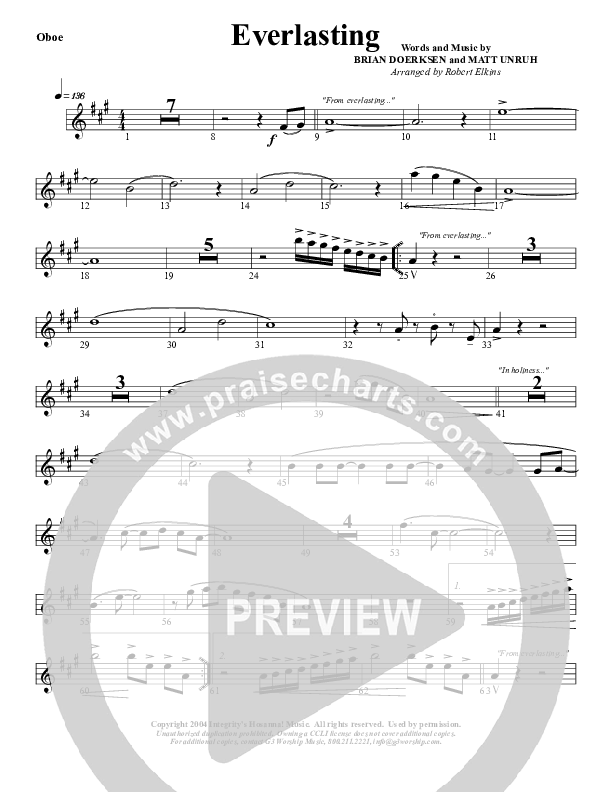 Everlasting Oboe (G3 Worship)