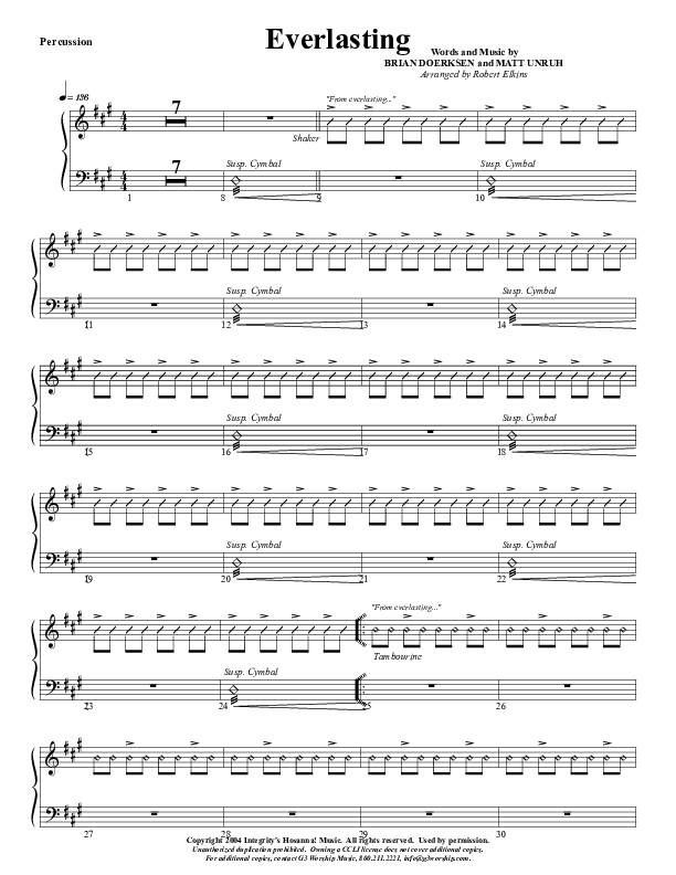 Everlasting Percussion (G3 Worship)