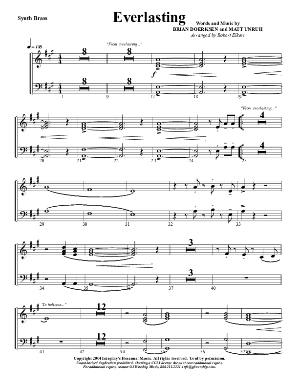 Everlasting Synth Brass (G3 Worship)
