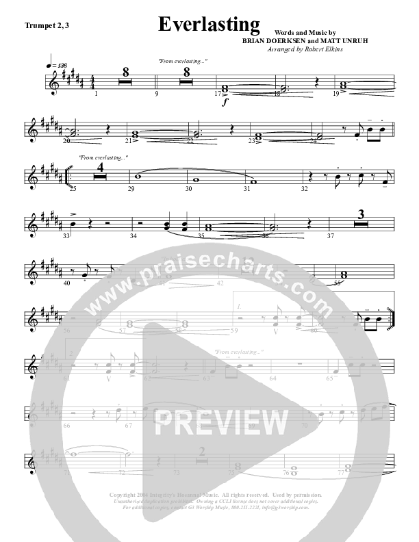 Everlasting Trumpet 2/3 (G3 Worship)