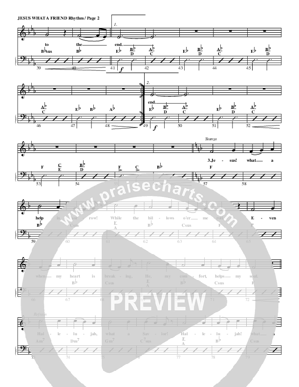 Jesus What A Friend of Sinners Rhythm/Vocal (G3 Worship)