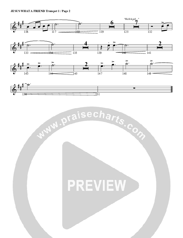 Jesus What A Friend of Sinners Trumpet 1 (G3 Worship)