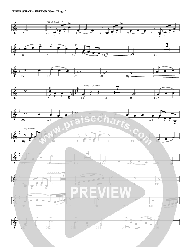 Jesus What A Friend of Sinners Violin 2 (G3 Worship)