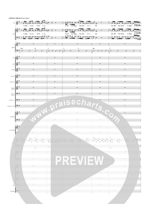 Offering Conductor's Score (G3 Worship)