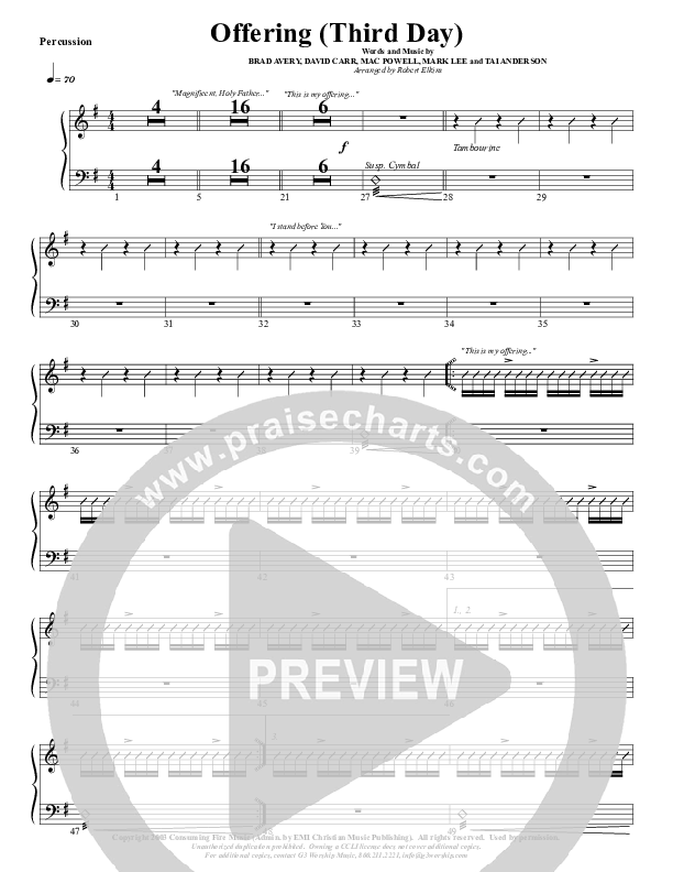 Offering Percussion (G3 Worship)