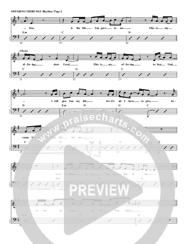 Offering Rhythm/Vocal (G3 Worship)
