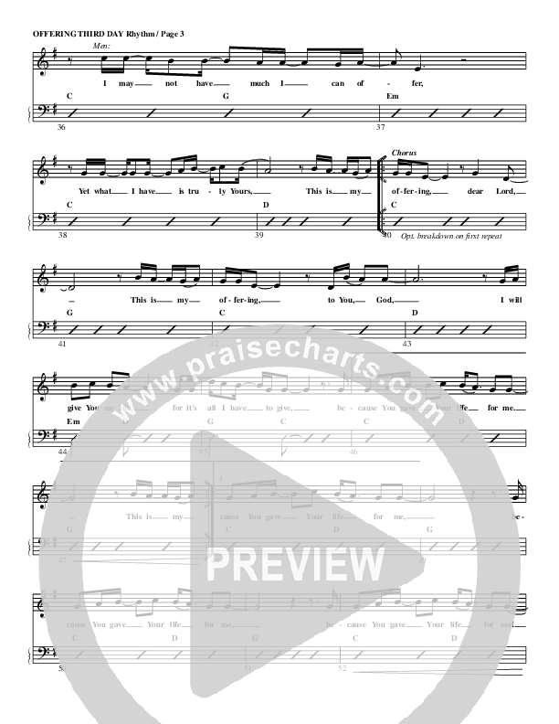 Offering Rhythm/Vocal (G3 Worship)