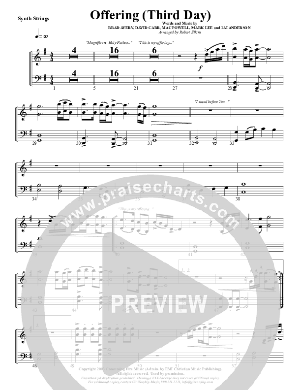 Offering Synth Strings (G3 Worship)